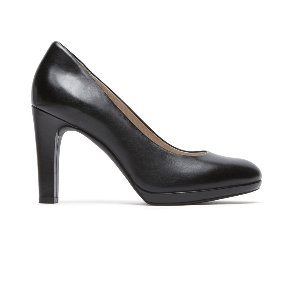 Zapatos De Tacones Rockport Mujer Mexico - Seven To 7 Ally Plain Negros - MBPCH7412